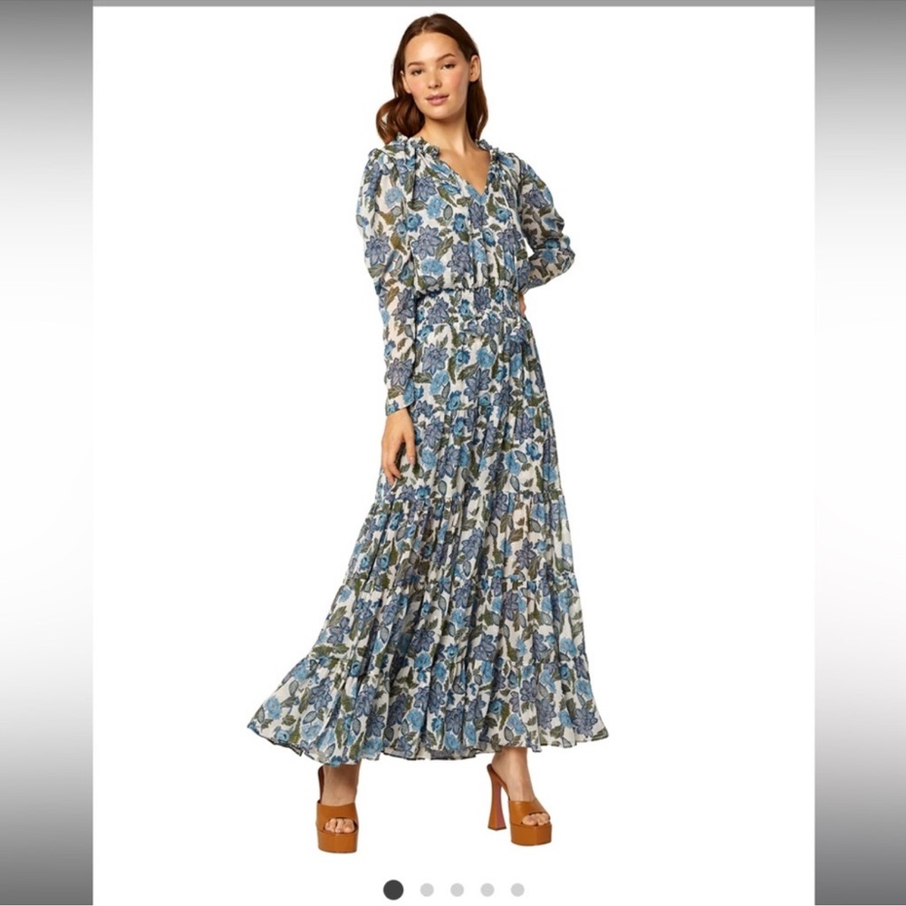 Misa Maxi Dress XS Vida Dress- flora azulia